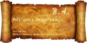 Mágori Angelika névjegykártya